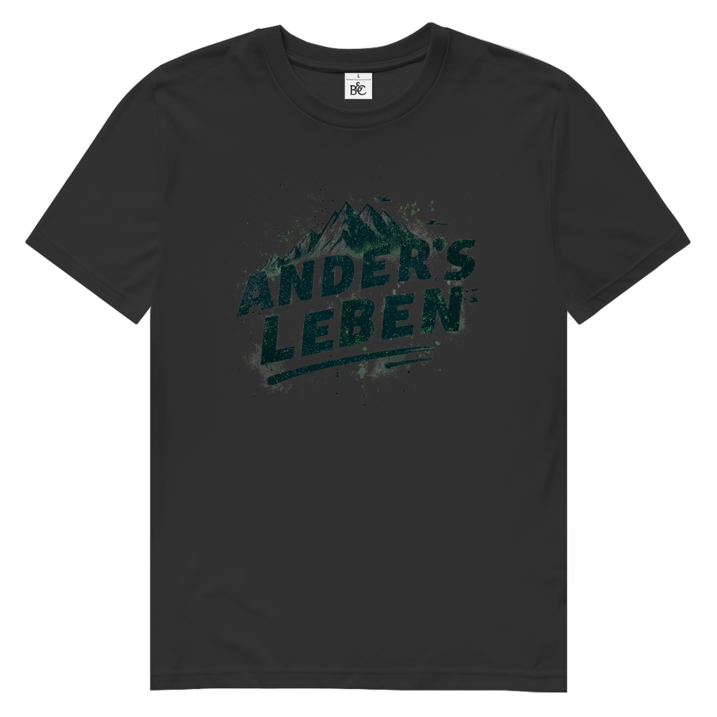 Herren Premium Bio T-Shirt Logo AndersLeben