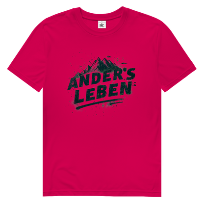 Herren Premium Bio T-Shirt Logo AndersLeben