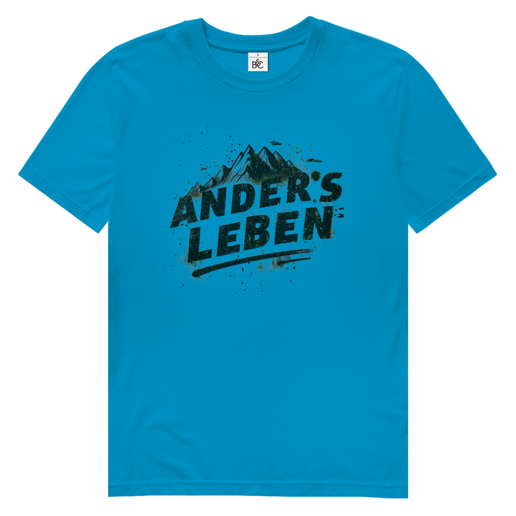 Herren Premium Bio T-Shirt Logo AndersLeben