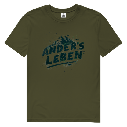 Herren Premium Bio T-Shirt Logo AndersLeben