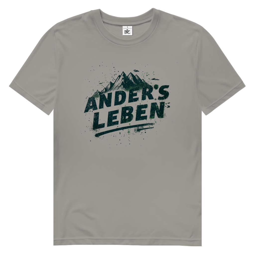 Herren Premium Bio T-Shirt Logo AndersLeben