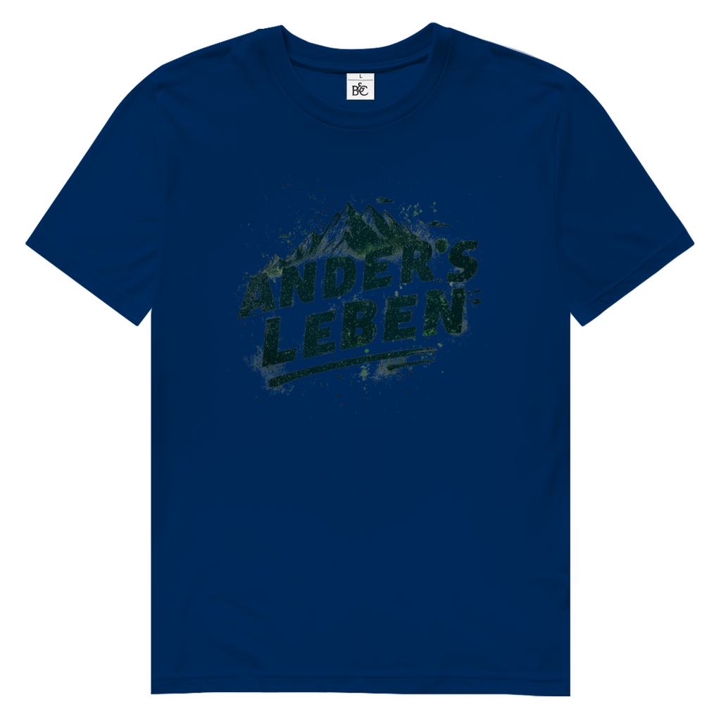 Herren Premium Bio T-Shirt Logo AndersLeben