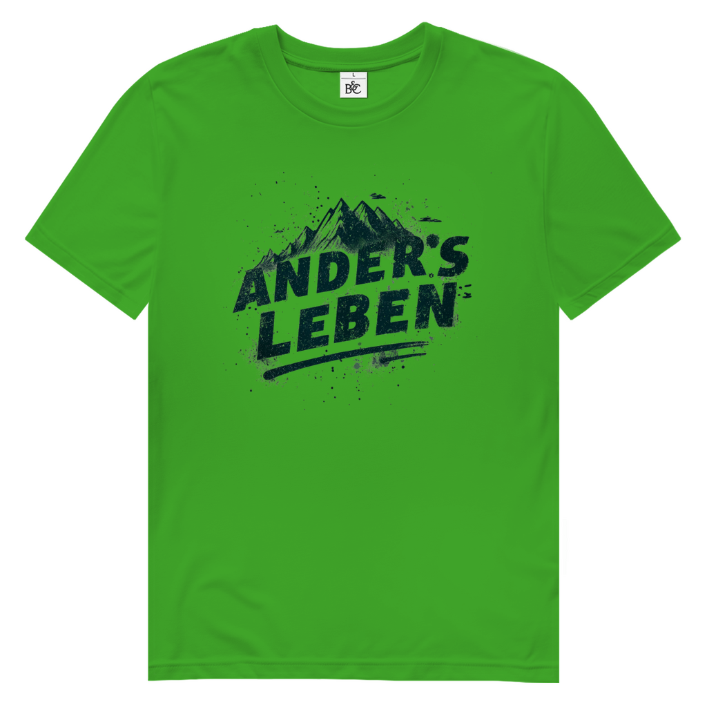 Herren Premium Bio T-Shirt Logo AndersLeben