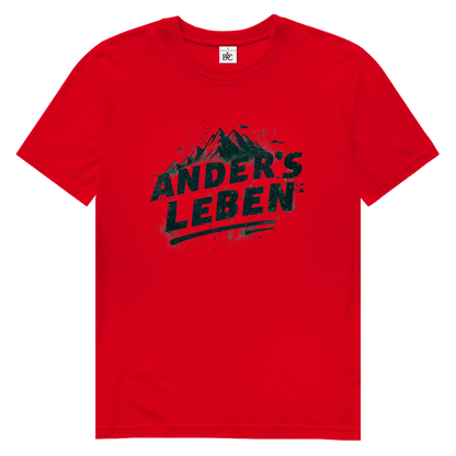 Herren Premium Bio T-Shirt Logo AndersLeben