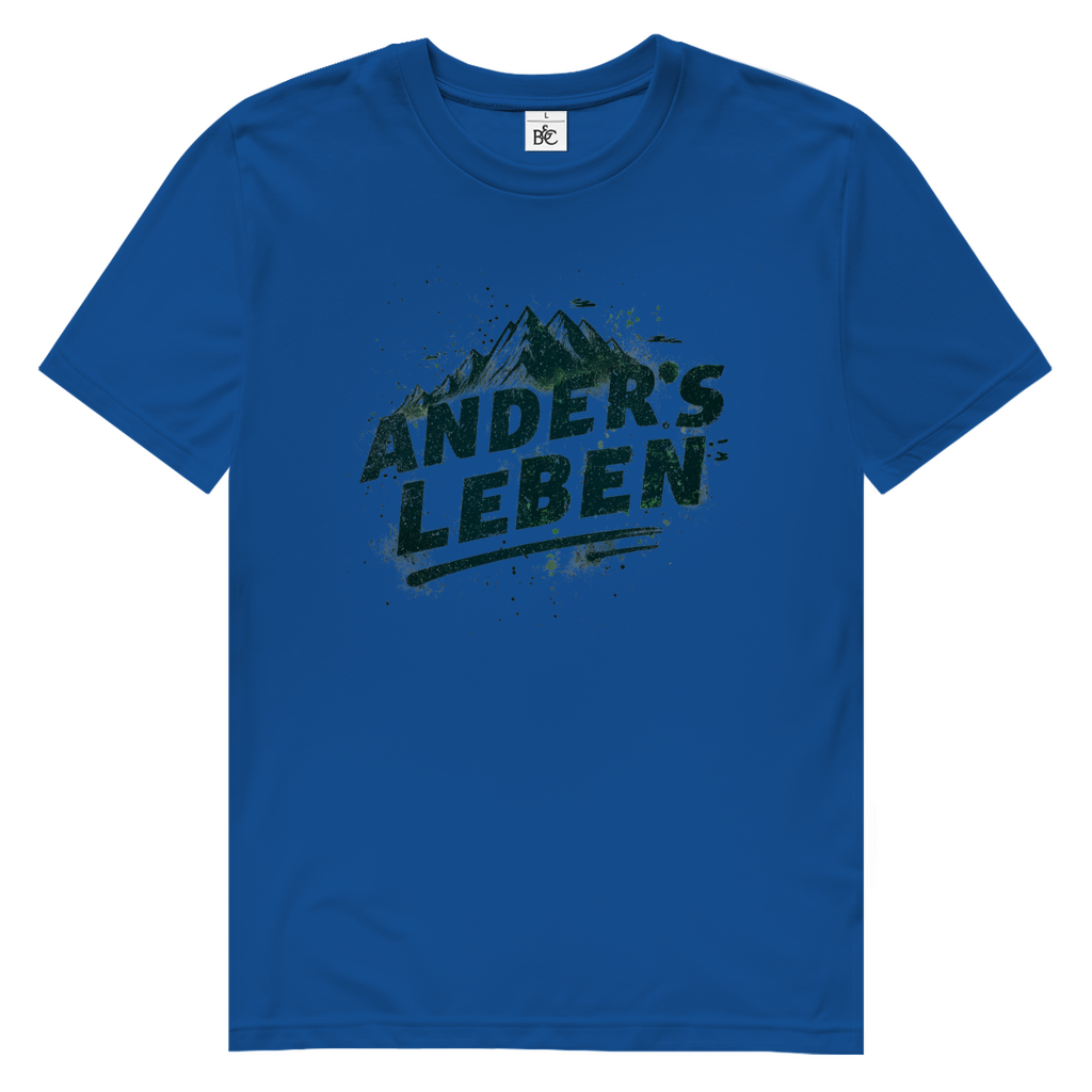 Herren Premium Bio T-Shirt Logo AndersLeben