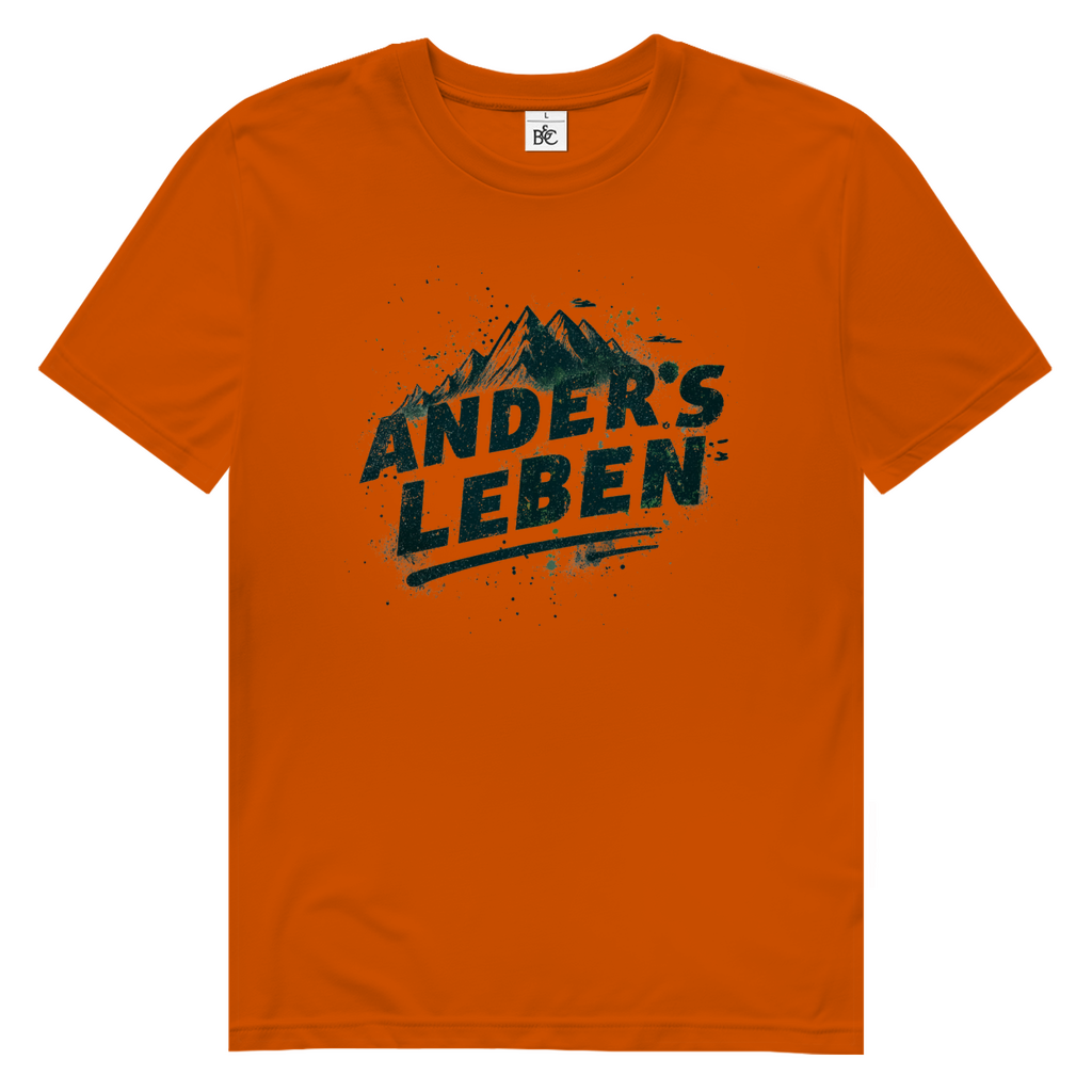 Herren Premium Bio T-Shirt Logo AndersLeben