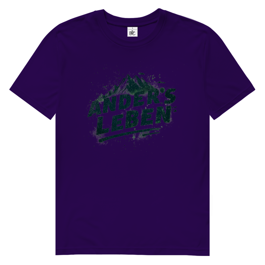 Herren Premium Bio T-Shirt Logo AndersLeben