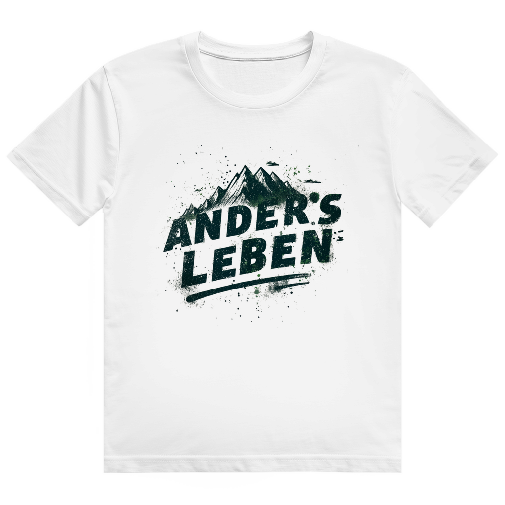 Herren Heavy Cotton T-Shirt Logo AndersLeben