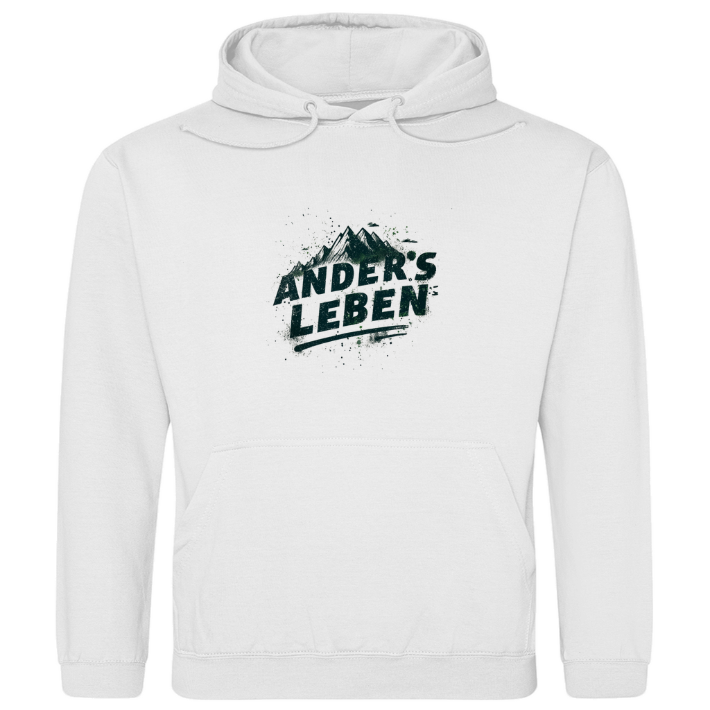 Herren Hoodie Logo AndersLeben