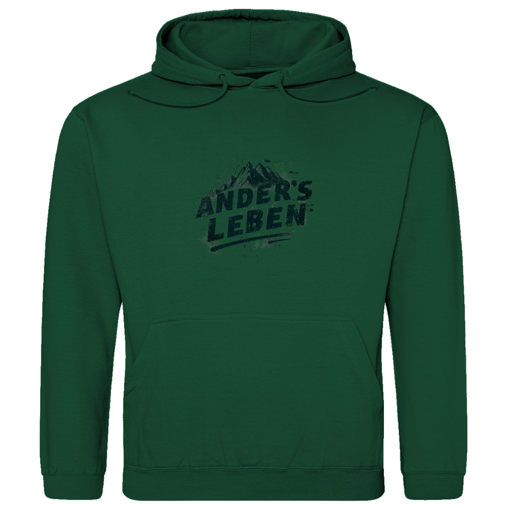 Herren Hoodie Logo AndersLeben