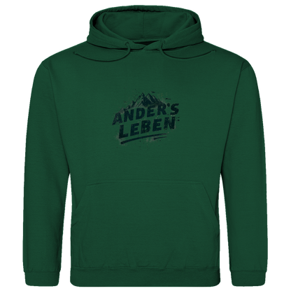 Herren Hoodie Logo AndersLeben
