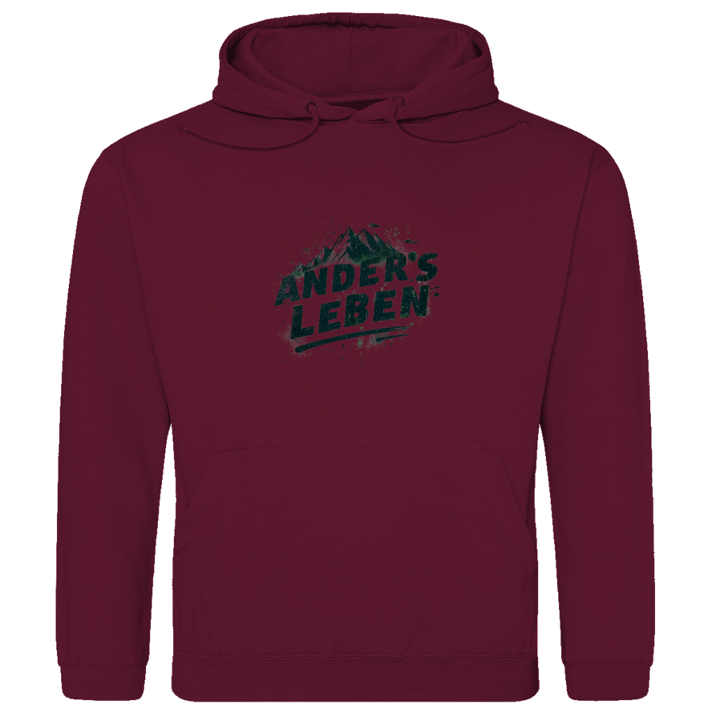Herren Hoodie Logo AndersLeben