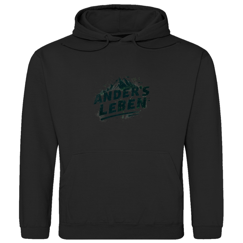 Herren Hoodie Logo AndersLeben