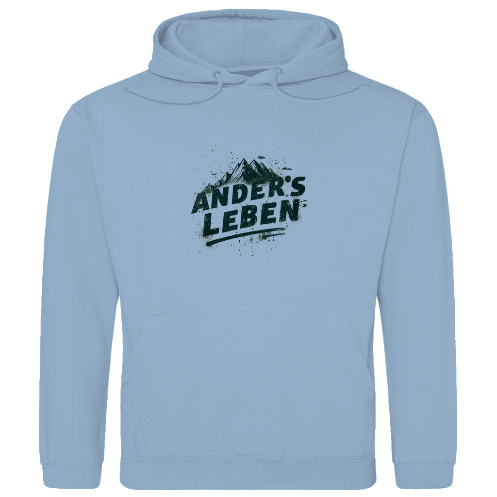 Herren Hoodie Logo AndersLeben