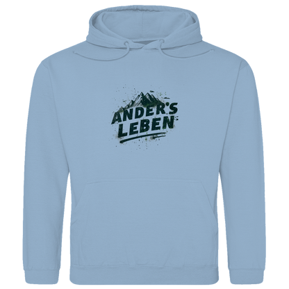 Herren Hoodie Logo AndersLeben